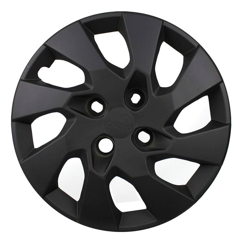 Calota Preto Fosco Aro 15  Onix Grid 195cp-pofu Unit.