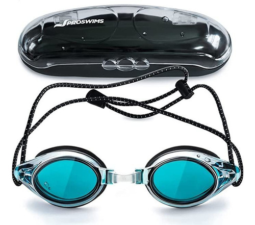 Proswims - Gafas De Natación Antivaho Con Correa Elástica.