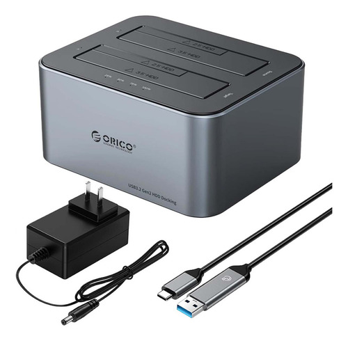 Dock Station Orico Sata 2,5 3,5 Clone Usb 3.2 Usb C 5gbps