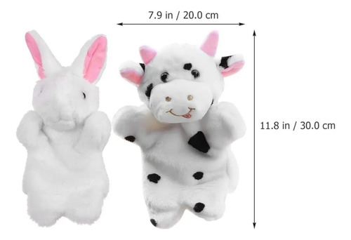 Puppet Puppets Hand Doll Animals Kids Tecido De PelĂșcia