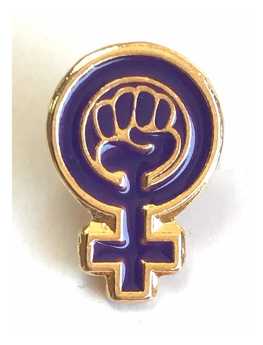 Imagen 2 de 10 de Pin Feminista ( Poder Femenino ) Feminismo Pin Morado