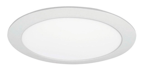 Foco Luminario Led Redondo Fijo Luz Blanca 18 W 618090 Iusa Color de la luz Blanco