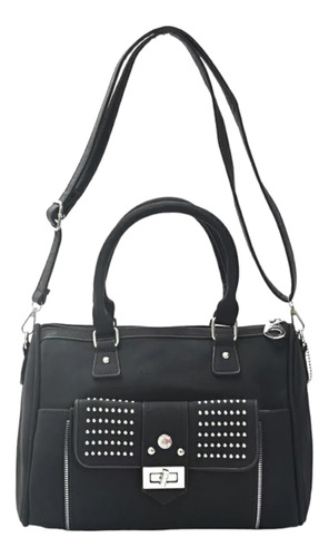 Cartera Skora Classic Estambul Negro Mate By Sofya 