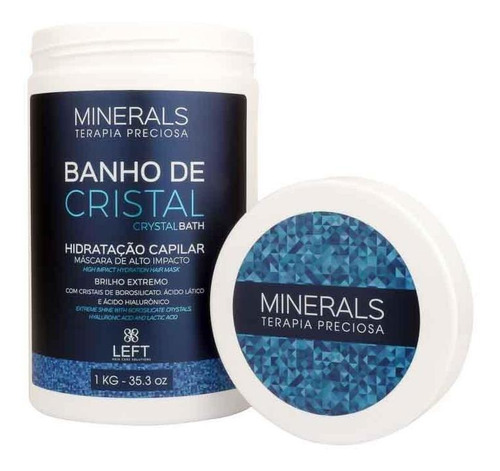 Banho De Cristal Máscara De Hidratação Minerals 1kg