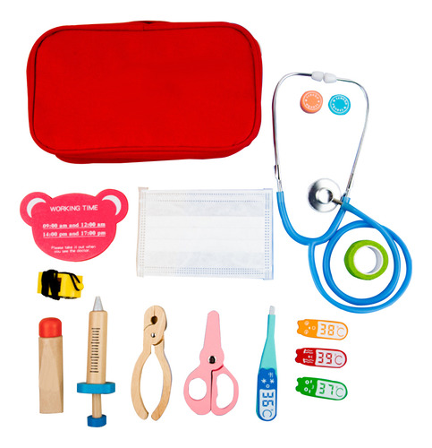 Juego De Juguetes De Madera Para Niños Con Simulación De Méd