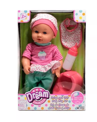 Dream Collection, Baby Starter Set - Lifelike Baby Doll and Accessories for  Realistic Pretend Play, Soft Posable - 12”