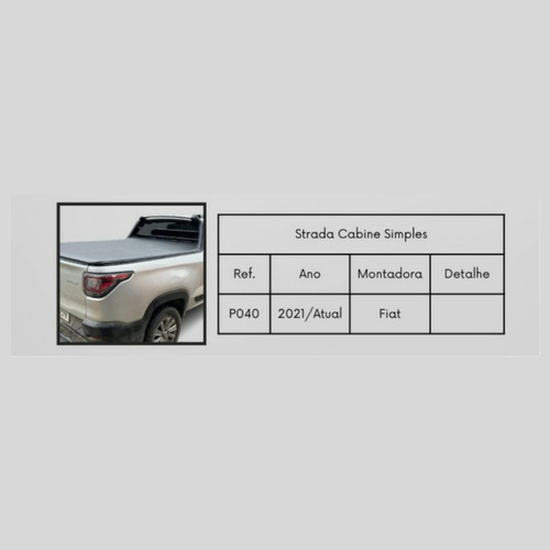 Capota Maritima Fiat Strada Cabine Simples 2020 21 22 A 2024