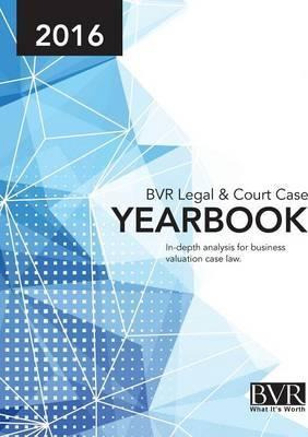 Libro Bvr Legal & Court Case Yearbook 2016 - Sylvia Golden