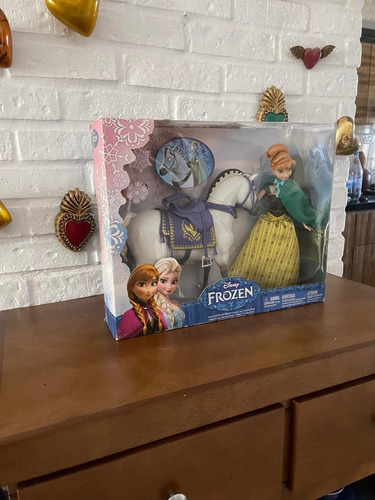 Set Muñecas Frozen Disney Anna Y Caballo Blanco (Usado)