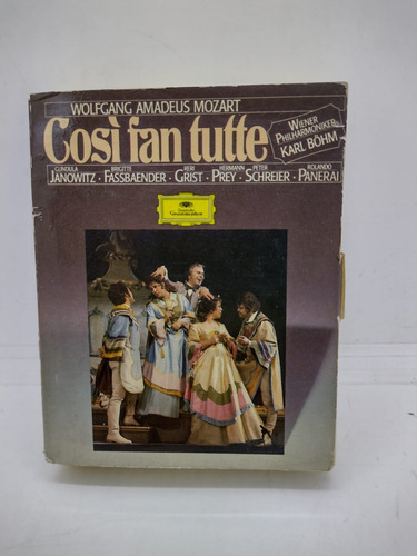 Mozart: Cosi Fan Tutte - Janowitz / Prey / Otros - Usado 