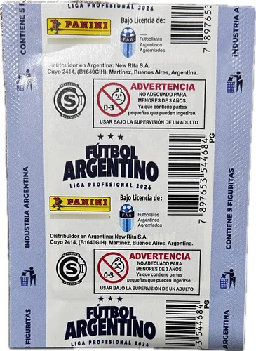 Figuritas Futbol Argentino 2024 Álbum + Pack X 10 Sobres