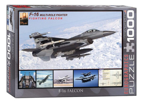 Eurographics F-16 Fighting Falcon Puzzle (1000 Piezas), Mode