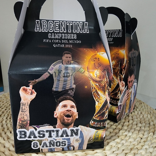 Bolsitas Valijitas Golosineras Personalizada Pack X 35 Messi