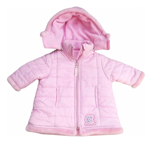 Parka De Niña Talla 6 Meses Usado En Excelente Estado