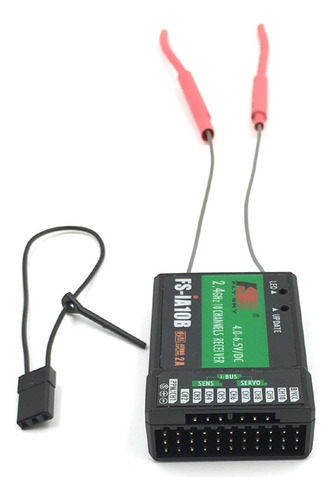 Receptor Flysky Fs_ia10b, Salida De 2,4 G/10 Canales Ppm Com