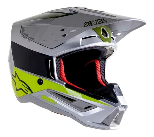 Casco Moto Cross Alpinestars Supertech S-m5 Bond Helmet