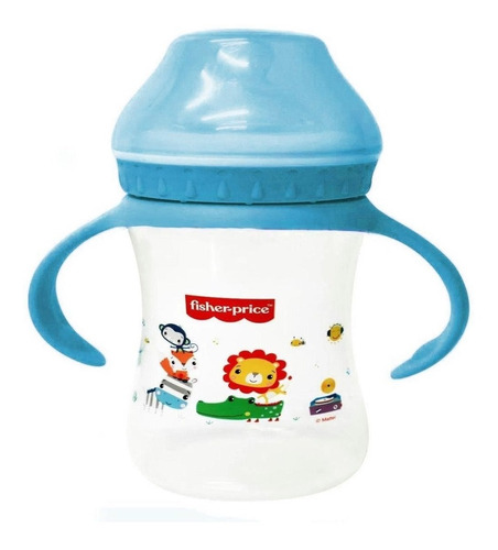 Biberon Fisher Price Cuello Ancho Con Asas 8oz/250ml 3m+