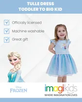 Comprar Disney Frozen Elsa Princesa Anna Vestido De Tul Para Niñas G