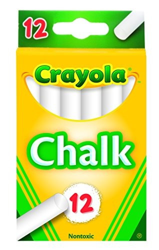 Crayola White Chalk 12 Cada Uno