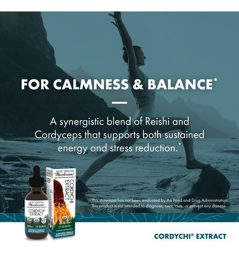 Host Defense - Cordychi Extract, Supports Stress & Fatigue R