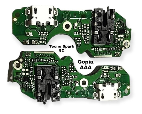 Flex Placa Carga Micrófono Para Tecno Spark 8c Calidad Aaa