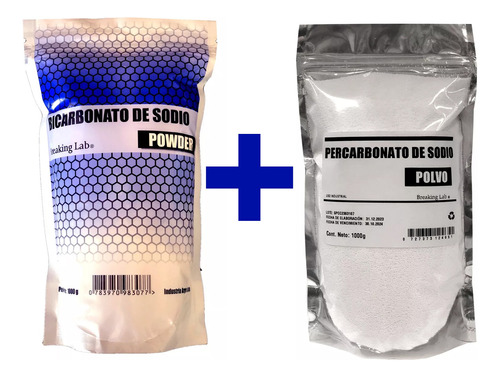 Kit Percarbonato De Sodio Más Bicarbonato De Sodio 1 Kg C/u