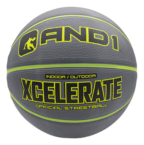 Balon De Basketball And 1 Xcelerate Gris 5a1bk0172g7g7