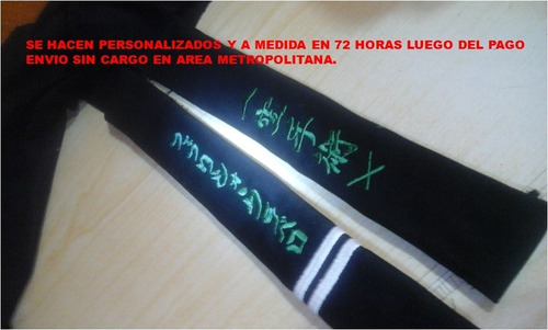 Cinturones Artes Marciales  Negros Bordados