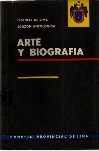 Festival De Lima Edición Antologíca Arte Y Biografía 1959