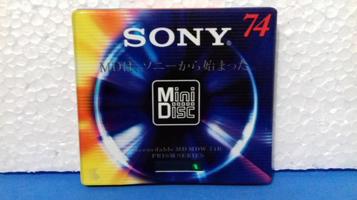 Mini Disc Md Sony Lacrado (japão) + Minicassete + Dvc Video (Usado)