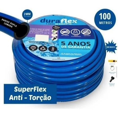 Mangueira De Jardim Doubleflex Silicionada Duraflex 100mts