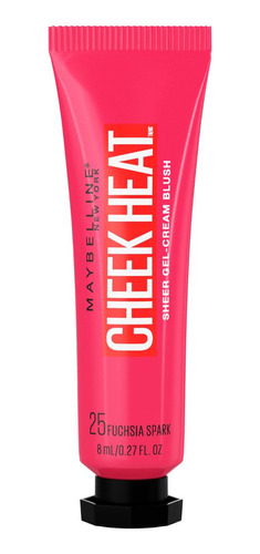 Rubor Maybelline Cheek Heat Gel-cream Blush Fuchsia Spark