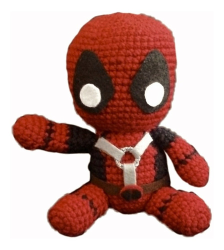 Deadpool Estilo Funko Pop Amigurumi Crochet (25 Cm) 
