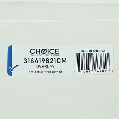Choice Parts 316419821 For Electrolux Frigidaire Range O Vve