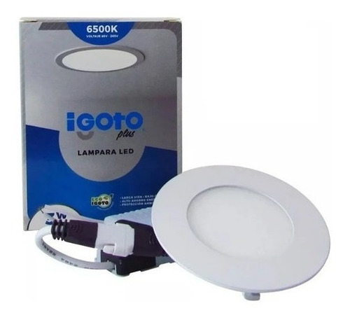 Lampara Led  Igoto Empotrable 3w Luz Blanca Multivoltaje