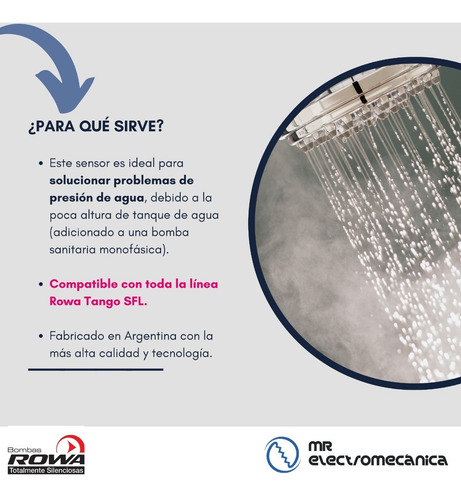 Imagen 2 de 10 de Rowa - Control Automatico De Presion De Agua Flp