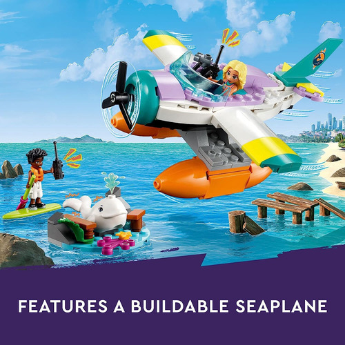 Lego Friends Avión De Salvamento Marítimo 41752 Juguete D...