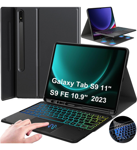 Funda Teclado+protector Para Galaxytab S9fe 10.9'' /s9 11''