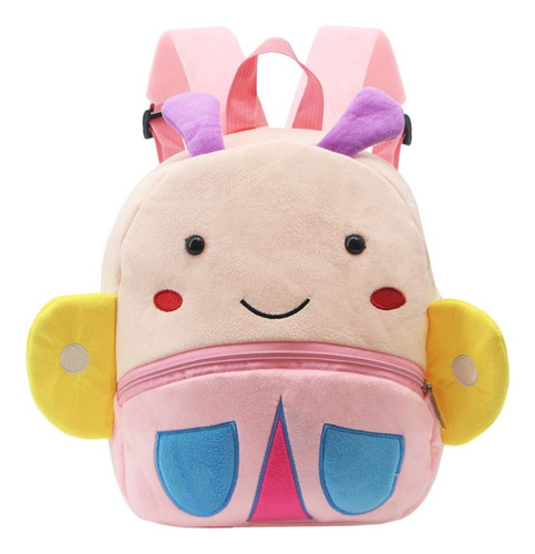 Mochila Infantil Animalitos Escolar Jardin Nena Nene Espalda