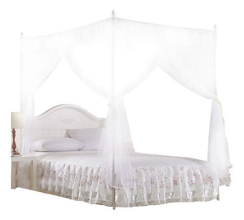 Mosquitera Luxury Princess Para Cama Con Postes Con Tres Abe