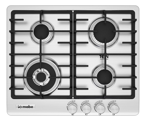 Parrilla 60 Cm Empotrable Acero Inoxidable Io Mabe Io64ti0a Negro