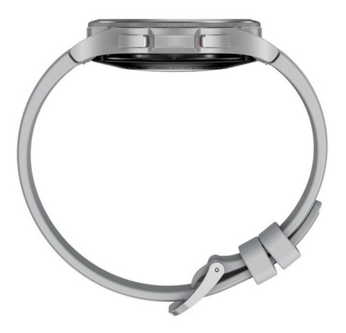Imagen 4 de 5 de Samsung Galaxy Watch4 Classic (Bluetooth) 1.4" Caja 46mm de Acero inoxidable Silver, Malla Silver de fluoroelastómero y Bisel Plateado de Acero inoxidable SM-R890
