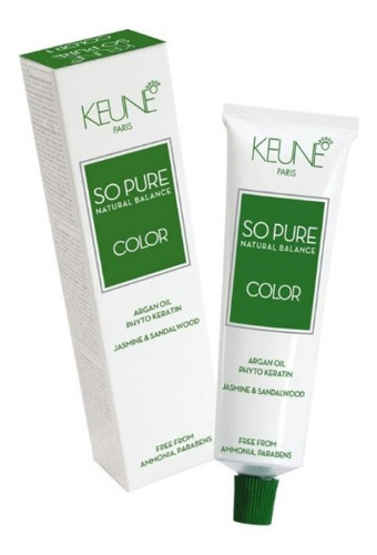 Keune So Pure 60ml - 3.76 Castanho Escuro Violeta Vermelho