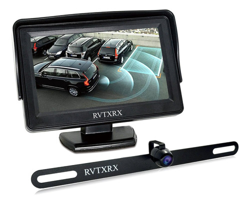 Backup Camera And Monitor System, License Plate Rear View Ca