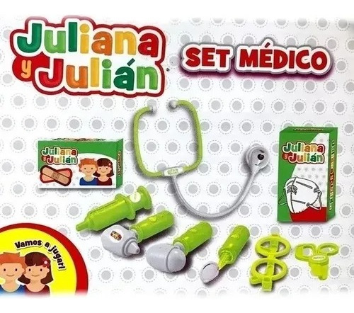 Juliana Y Julian Set Medico Maletin Con Accesorios - Premium