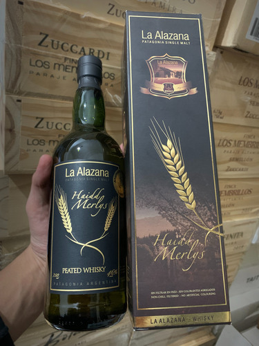 Whisky La Alazana Haidd Merlys Peated Single Malt 750ml