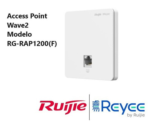 Access Point Wifi5 Rgrap1200f Montaje En Pared Ruijie/reyee