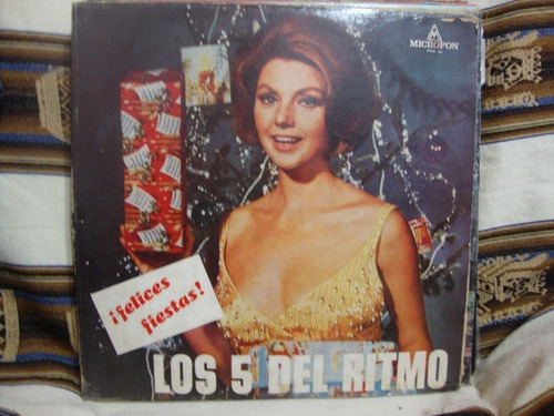 Vinilo Los Cinco 5 Del Ritmo Felices Fiestas C3