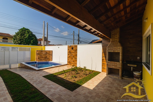 Imagem 2 de 19 de Casa - Térrea Com Piscina No Bairro Park D Aville, 1 Metros Da Praia, Peruíbe-sp - 4978
