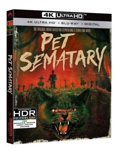 Pet Sematary 30th 4k Ultra Hd + Blu-ray Import Nuevo Stock